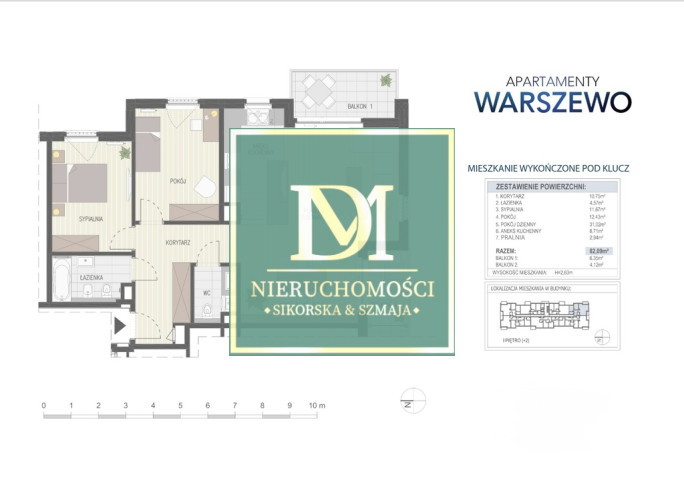 Mieszkanie Sprzedaż Szczecin Warszewo Kalinowa 2