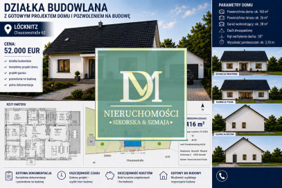 Działka Sprzedaż Löcknitz, Löcknitz-Penkun, Vorpommern-Greifswald, Meklemburgia-Pomorze Przednie, Niemcy