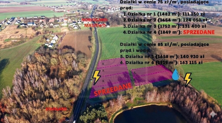 Działka Sprzedaż Grabowo 2