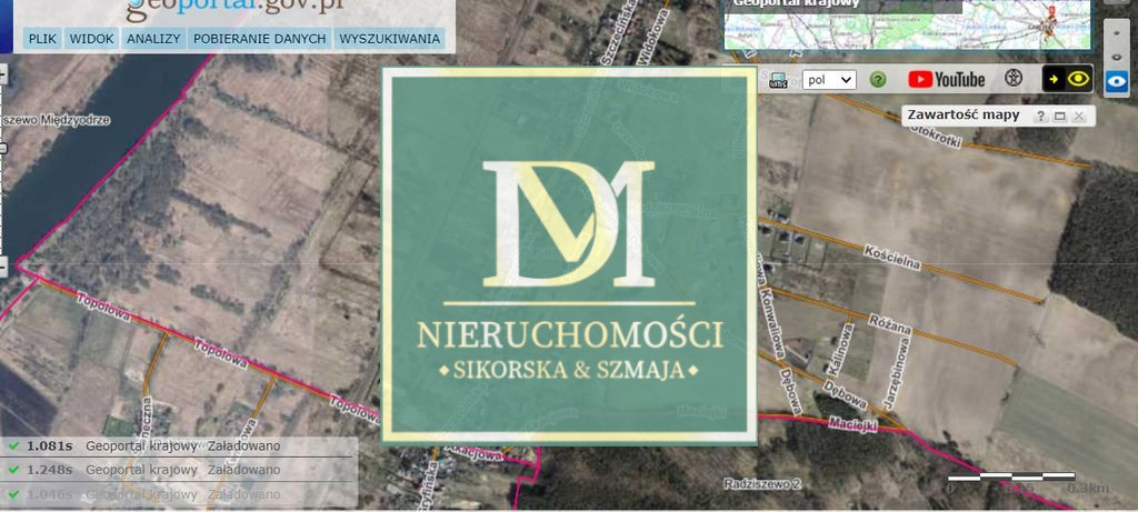 Działka Sprzedaż Radziszewo 3